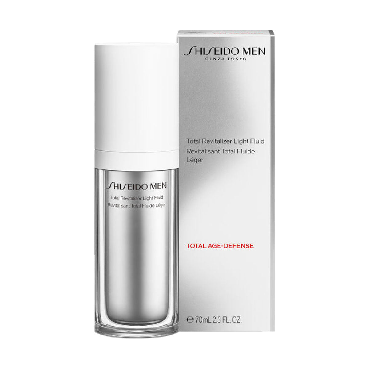 Shiseido Men Total Revitalizer Light Fluid krema proti gubicam 70 ml